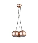 Lampy wiszące - Light Prestige Rame 3 wisząca 3xE14 miedziany LP-2014/3P - product 1