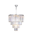 Żyrandole glamour - Zuma Line AMEDEO 5xE14 Chrom 17106/4+1-CHR Wisząca - product 1