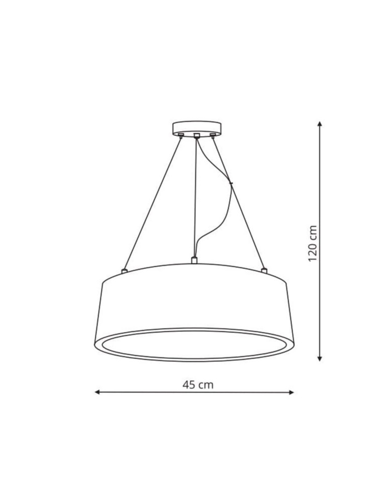 Light Prestige Malaga wisząca biała LED biały LP-622/1P WH Light Prestige Malaga wisząca biała LED biały LP-622/1P WH
