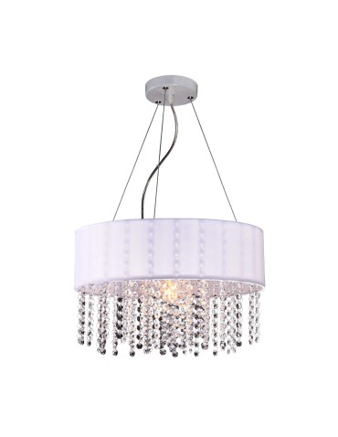 Light Prestige Madryt wisząca biała E27 biały LP-81458/1P WH