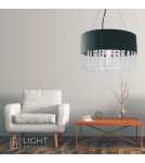 Lampy wiszące - Light Prestige Madryt wisząca czarna E27 czarny LP-81458/1P BK - product 2