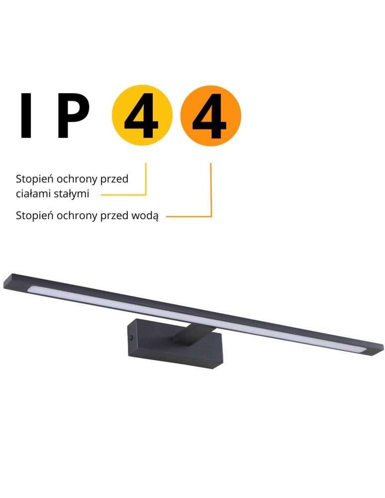 Light Prestige Kinkiet Isla duży 1xLED czarny IP44 GS-LWB-20W BK CCT Light Prestige Kinkiet Isla duży 1xLED czarny IP44 GS-LWB-20W BK CCT