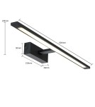 Light Prestige Kinkiet Isla duży 1xLED czarny IP44 GS-LWB-20W BK CCT Light Prestige Kinkiet Isla duży 1xLED czarny IP44 GS-LWB-20W BK CCT