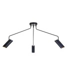 Lampy wiszące - Light Prestige Futuro 3 wisząca czarna GU10 czarny LP-17001/3C BK - product 1