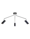 Light Prestige Futuro 3 wisząca czarna GU10 czarny LP-17001/3C BK