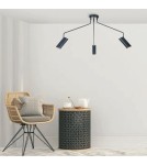 Lampy wiszące - Light Prestige Futuro 3 wisząca czarna GU10 czarny LP-17001/3C BK - product 2