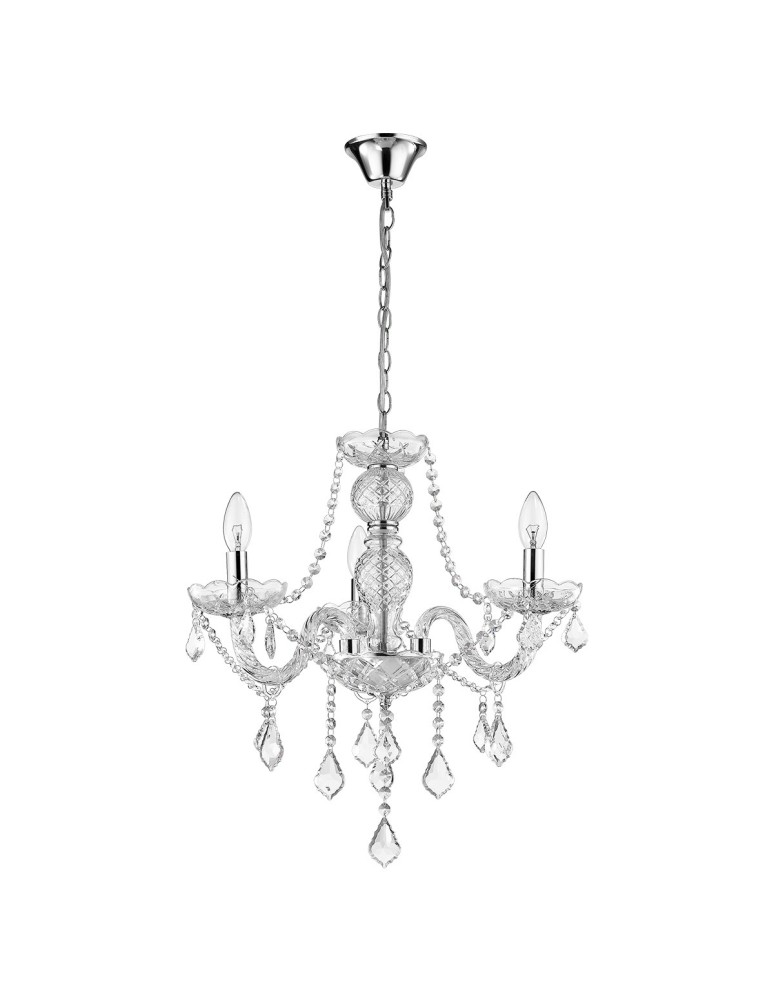 Light Prestige Cristallo 3 wisząca E14 transparentny LP-2940/3P Light Prestige Cristallo 3 wisząca E14 transparentny LP-2940/3P