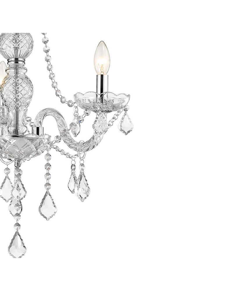 Light Prestige Cristallo 3 wisząca E14 transparentny LP-2940/3P Light Prestige Cristallo 3 wisząca E14 transparentny LP-2940/3P