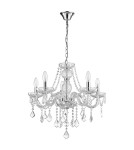 Light Prestige Cristallo 5 wisząca E14 transparentny LP-2940/5P Light Prestige Cristallo 5 wisząca E14 transparentny LP-2940/5P