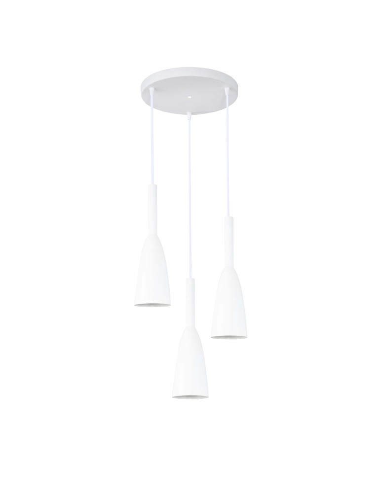 Light Prestige Solin 3 wiszaca biała E27 biały LP-181/3P WH Light Prestige Solin 3 wiszaca biała E27 biały LP-181/3P WH