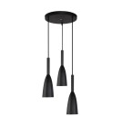 Light Prestige Solin 3 wisząca czarna E27 czarny LP-181/3P BK Light Prestige Solin 3 wisząca czarna E27 czarny LP-181/3P BK