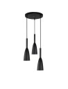 Light Prestige Solin 3 wisząca czarna E27 czarny LP-181/3P BK