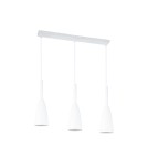 Lampy wiszące na listwie - Light Prestige Solin 3 wiszaca linia biala E27 biały LP-181/3L WH - product 1