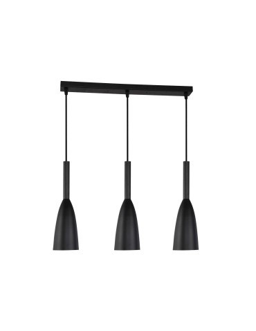 Light Prestige Solin 3 wiszaca linia czarna E27 czarny LP-181/3L BK