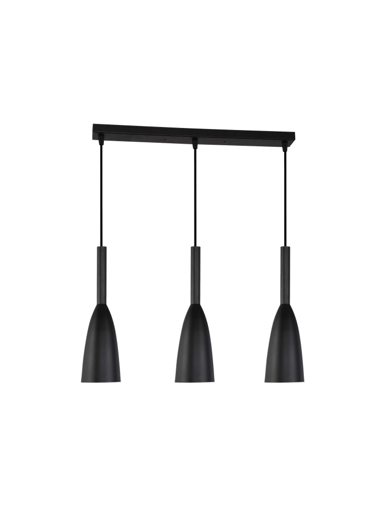 Light Prestige Solin 3 wiszaca linia czarna E27 czarny LP-181/3L BK