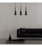 Lampy wiszące na listwie - Light Prestige Solin 3 wiszaca linia czarna E27 czarny LP-181/3L BK - product 2