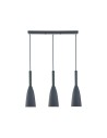 Light Prestige Solin 3 wiszaca linia szara E27 szary LP-181/3L GR