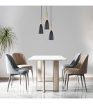 Lampy wiszące - Light Prestige Solin 3 wisząca talerz czarno/złota E27 czarny/złoty LP-181/3P BK/GD - product 2