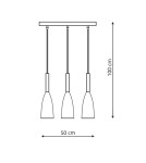 Light Prestige Solin 3 wisząca linia czarno/złota E27 czarny/złoty LP-181/3L BK/GD Light Prestige Solin 3 wisząca linia czarno/złota E27 czarny/złoty LP-181/3L BK/GD