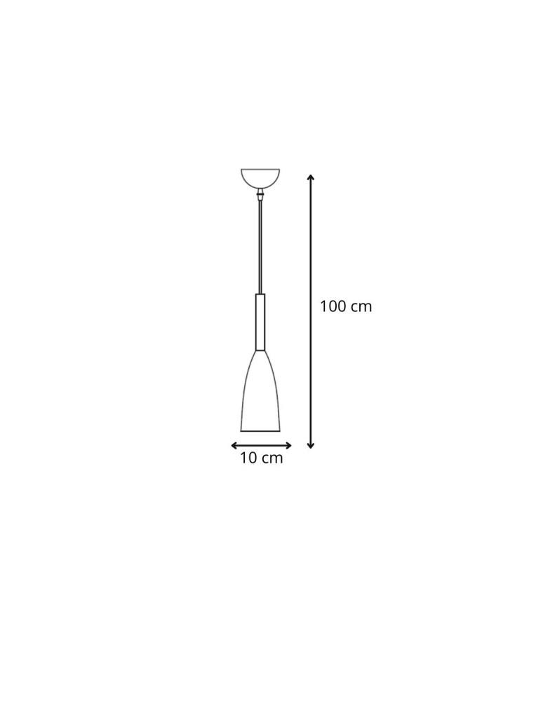 Light Prestige Solin wisząca złota E27 złoty/czarny LP-181/1P GD Light Prestige Solin wisząca złota E27 złoty/czarny LP-181/1P GD