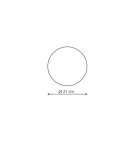 Light Prestige Platillo plafon średni biały LED biały LP-8102/1C-12W WH Light Prestige Platillo plafon średni biały LED biały LP-8102/1C-12W WH