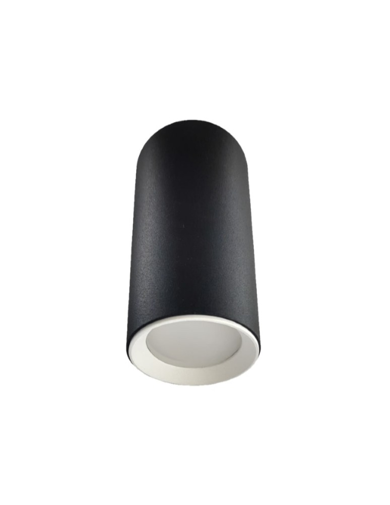 Light Prestige Manacor oczko czarne z białym ringiem 13 cm  GU10 czarny LP-232/1D - 130 BK/WH