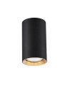Light Prestige Manacor oczko czarne ze złotym ringiem 13 cm GU10 czarny LP-232/1D - 130 BK/GD