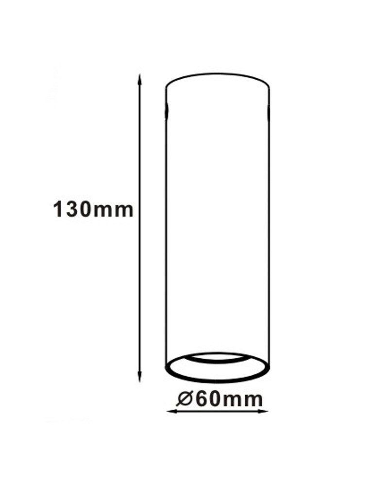 Oprawy sufitowe na wymienne źródło światła - Light Prestige Manacor oczko czarne ze złotym ringiem 13 cm GU10 czarny LP-232/1D - 130 BK/GD - product kolory-swiatla.pl 2