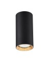 Light Prestige Manacor oczko czarne  ze złotym ringiem 17 cm GU10 czarny LP-232/1D - 170 BK/GD