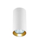 Light Prestige Manacor oczko białe ze złotym ringiem 13 cm GU10 biały LP-232/1D - 130 WH/GD Light Prestige Manacor oczko białe ze złotym ringiem 13 cm GU10 biały LP-232/1D - 130 WH/GD