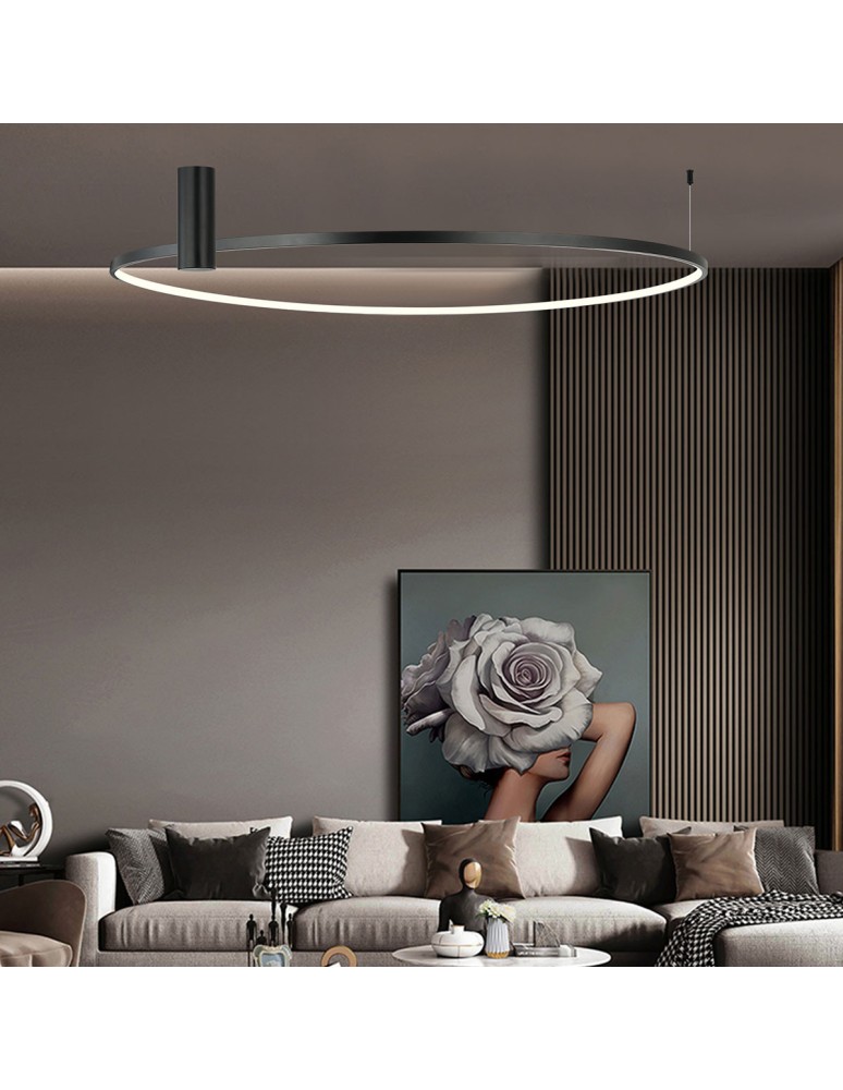 Light Prestige Ring plafon L czarny 3000K LP-909/1C L BK 1 xLED czarny Light Prestige Ring plafon L czarny 3000K LP-909/1C L BK 1 xLED czarny