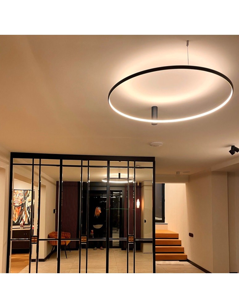Light Prestige Ring plafon L czarny 3000K LP-909/1C L BK 1 xLED czarny Light Prestige Ring plafon L czarny 3000K LP-909/1C L BK 1 xLED czarny