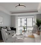 Light Prestige Ring plafon S czarny 4000K LP-909/1C 4S BK 1xLED czarny Light Prestige Ring plafon S czarny 4000K LP-909/1C 4S BK 1xLED czarny