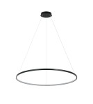 Light Prestige Ring lampa wisząca duża czarna 3000K LP-909/1P L BK 1xLED czarny Light Prestige Ring lampa wisząca duża czarna 3000K LP-909/1P L BK 1xLED czarny