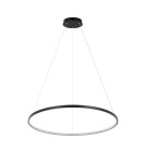 Light Prestige Ring lampa wisząca średnia czarna 4000K LP-909/1P 4M BK 1xLED czarny Light Prestige Ring lampa wisząca średnia czarna 4000K LP-909/1P 4M BK 1xLED czarny