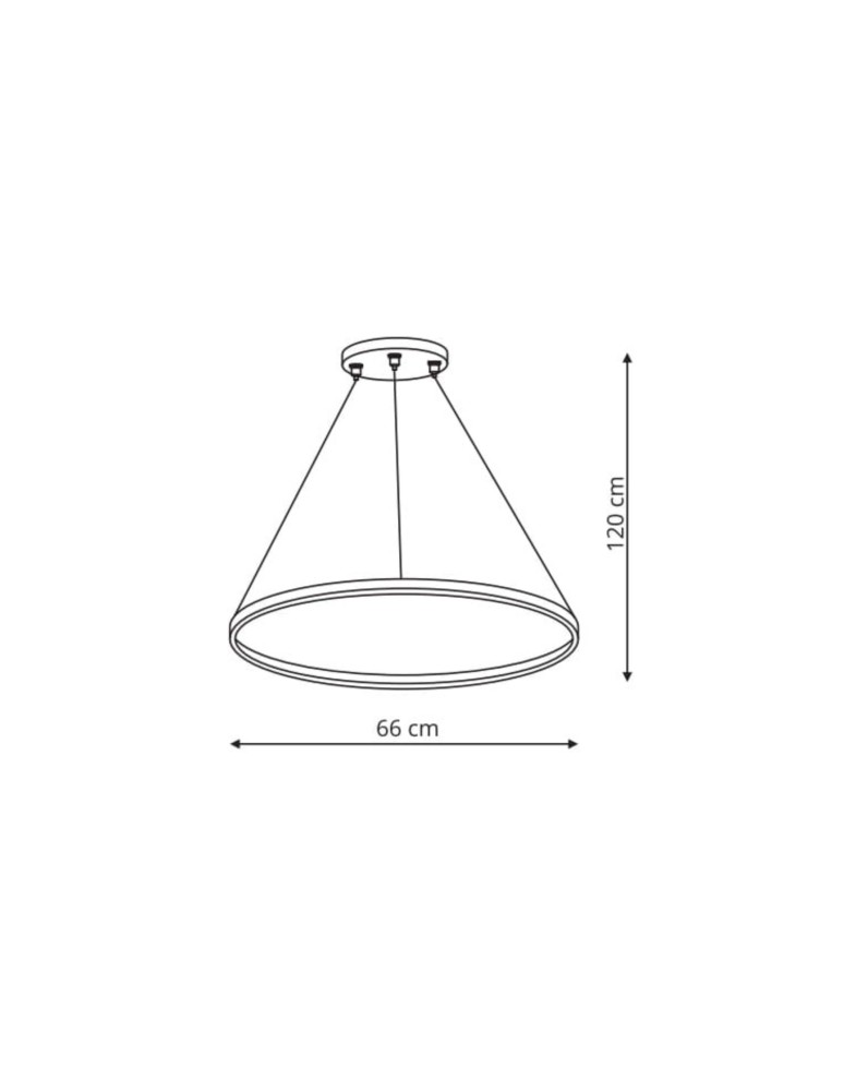 Light Prestige Ring lampa wisząca średnia czarna 4000K LP-909/1P 4M BK 1xLED czarny Light Prestige Ring lampa wisząca średnia czarna 4000K LP-909/1P 4M BK 1xLED czarny