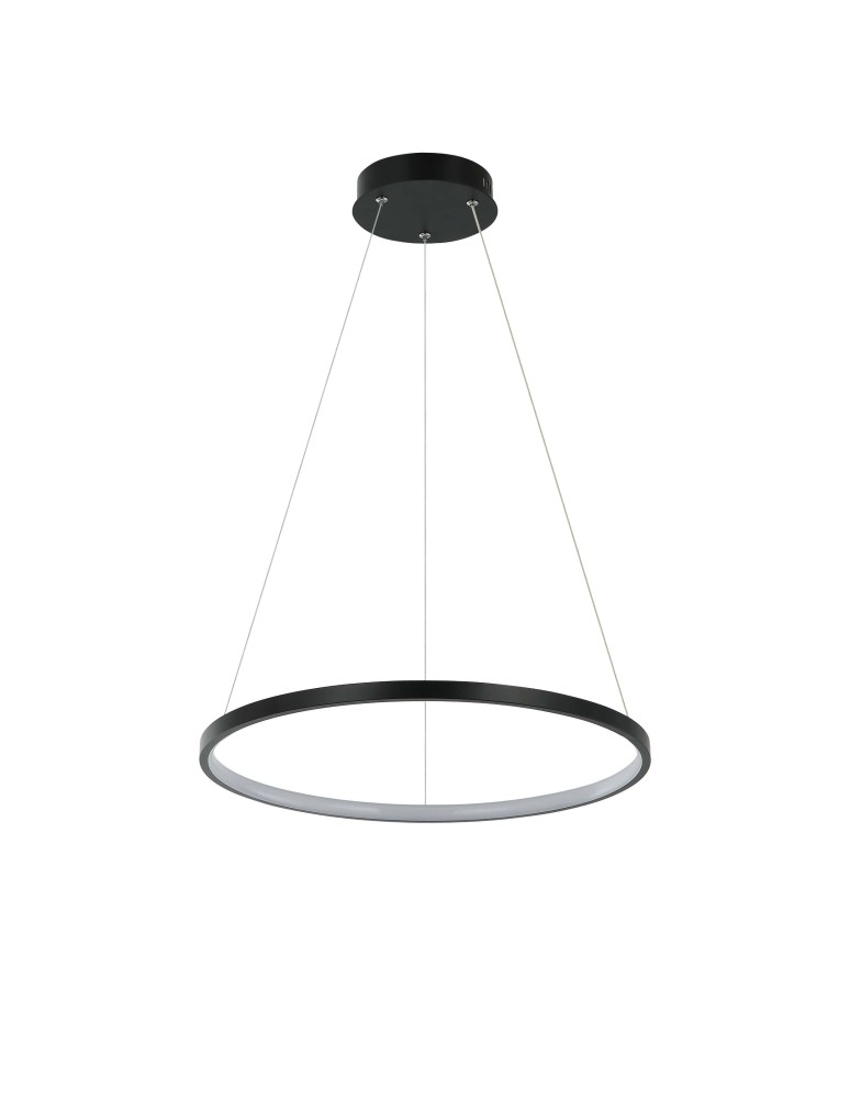 Light Prestige Ring lampa wisząca mała czarna 4000K LP-909/1P 4S BK 1xLED czarny Light Prestige Ring lampa wisząca mała czarna 4000K LP-909/1P 4S BK 1xLED czarny