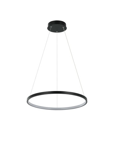Light Prestige Ring lampa wisząca mała czarna 3000K LP-909/1P S BK 1xLED czarny