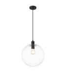 Lampy wiszące - Light Prestige Puerto wisząca duża czarna E27 czarny LP-004/1P L BK - product 1