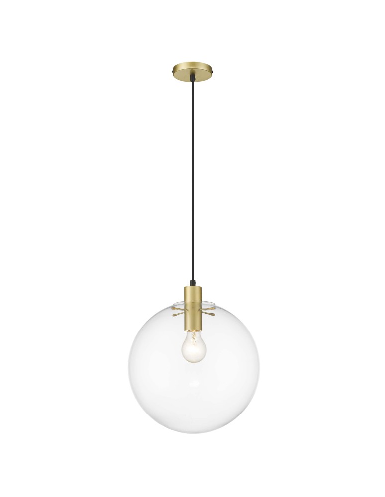 Light Prestige Puerto wisząca duża złota E27 złoty LP-004/1P L GD