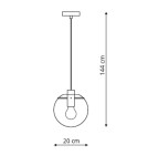 Light Prestige Puerto wisząca mała czarna E27 czarny LP-004/1P S BK Light Prestige Puerto wisząca mała czarna E27 czarny LP-004/1P S BK