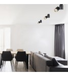 Light Prestige Boston 1 czarny ze złotym ringiem GU10 czarny LP-741/1W BK/GD Light Prestige Boston 1 czarny ze złotym ringiem GU10 czarny LP-741/1W BK/GD
