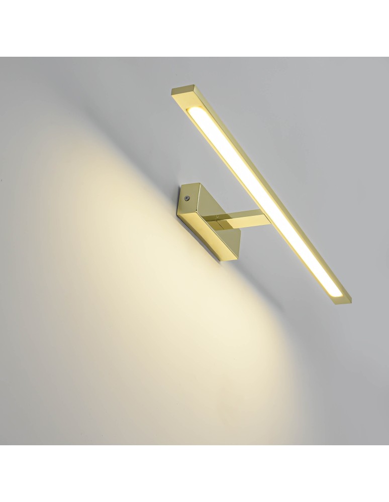 Light Prestige Isla kinkiet złoty duzy z IP44 3000K LED złoty GS-LWB-20W/3 GOLD Light Prestige Isla kinkiet złoty duzy z IP44 3000K LED złoty GS-LWB-20W/3 GOLD