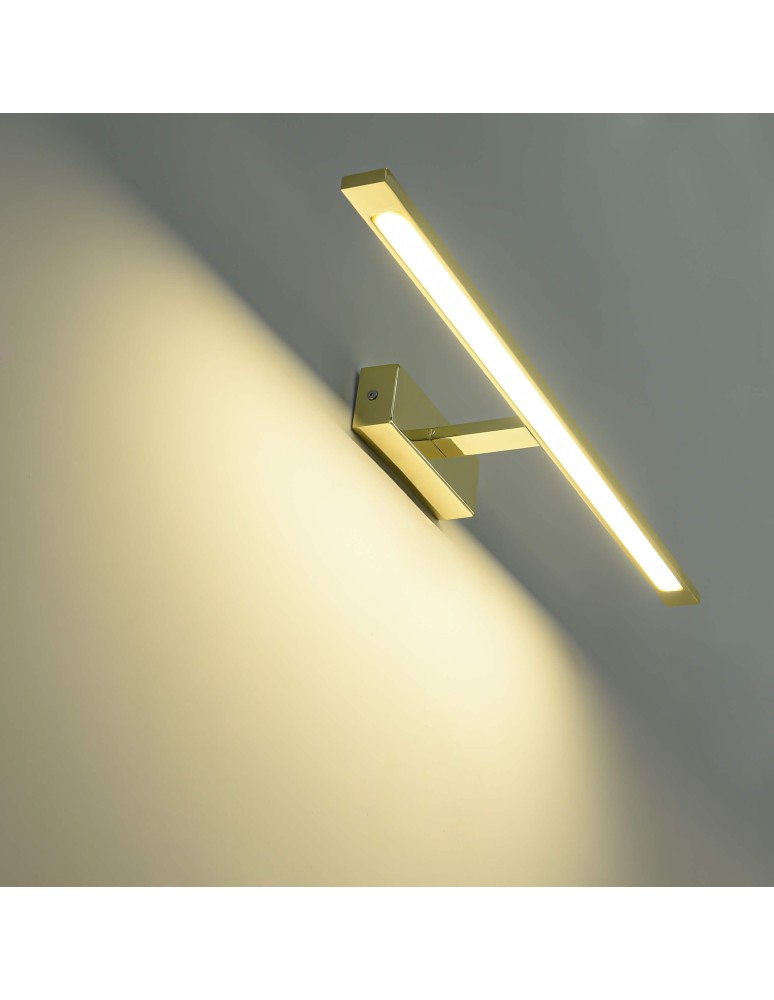 Light Prestige Isla kinkiet złoty duzy z IP44 3000K LED złoty GS-LWB-20W/3 GOLD Light Prestige Isla kinkiet złoty duzy z IP44 3000K LED złoty GS-LWB-20W/3 GOLD