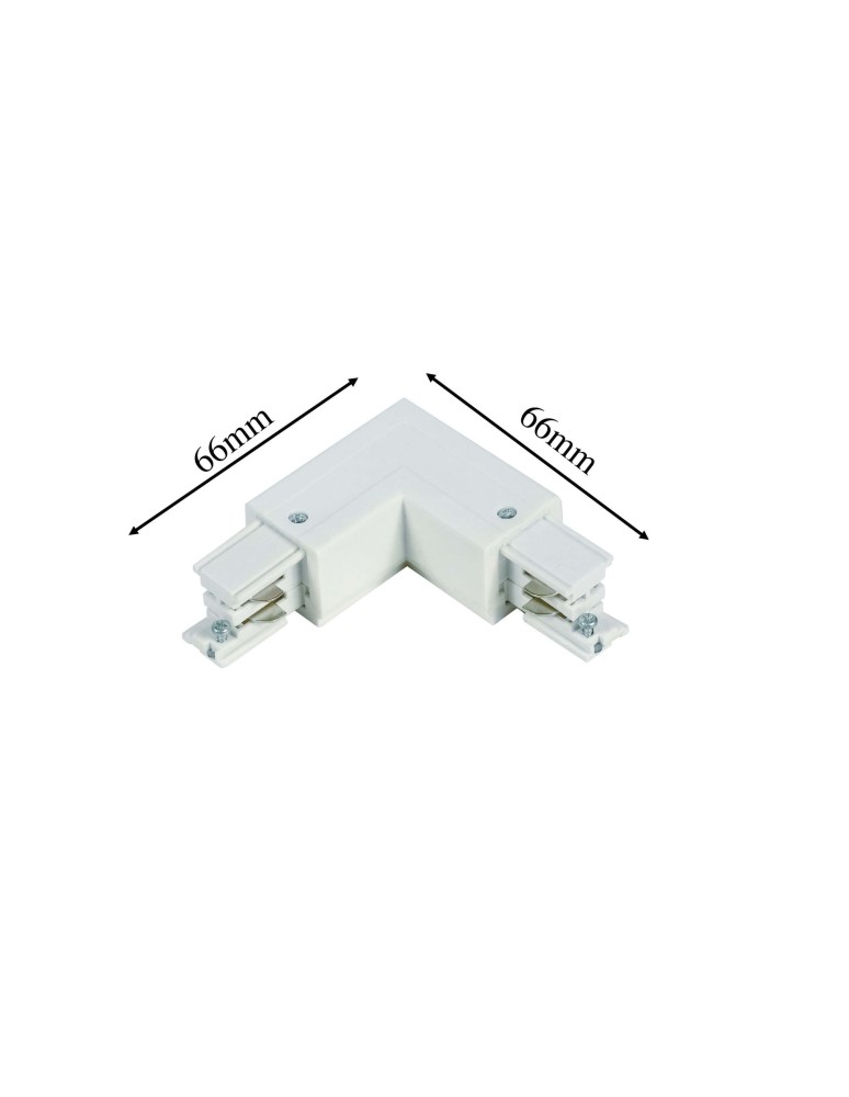 Light Prestige Łącznik L 3F lewy biały LP-552/3F L WH Light Prestige Łącznik L 3F lewy biały LP-552/3F L WH