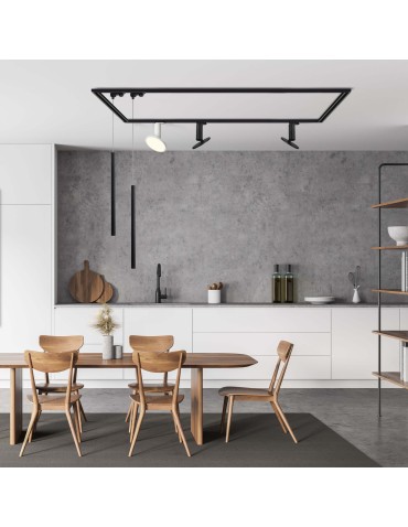 Light Prestige Łącznik L 3F lewy czarny  LP-552/3F L BK - produkt 2