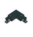 Akcesoria do szynoprzewodów 3 fazowych - Light Prestige Łącznik L 3F prawy czarny  LP-552/3F R BK - product 1