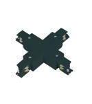 Akcesoria do szynoprzewodów 3 fazowych - Light Prestige Łącznik 3F czarny  LP-554/3F BK - product 1