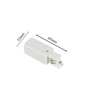 Light Prestige Zasilanie końcowe 3F białe  LP-555/3F WH Light Prestige Zasilanie końcowe 3F białe  LP-555/3F WH