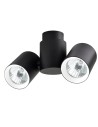 Light Prestige Boston 2 czarny z białym ringiem GU10 czarny LP-741/2W BK/WH